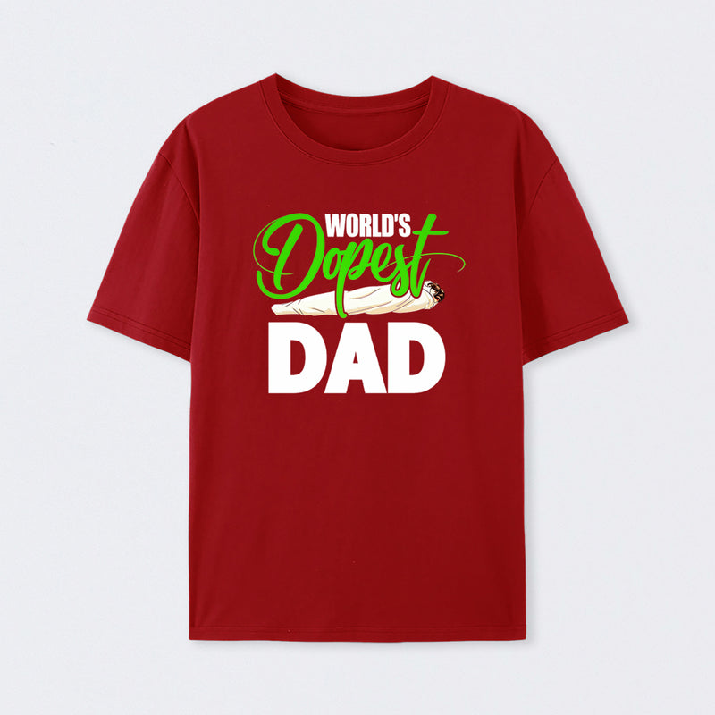 World's Dopest Dad Funny Fathers Day T-Shirt
