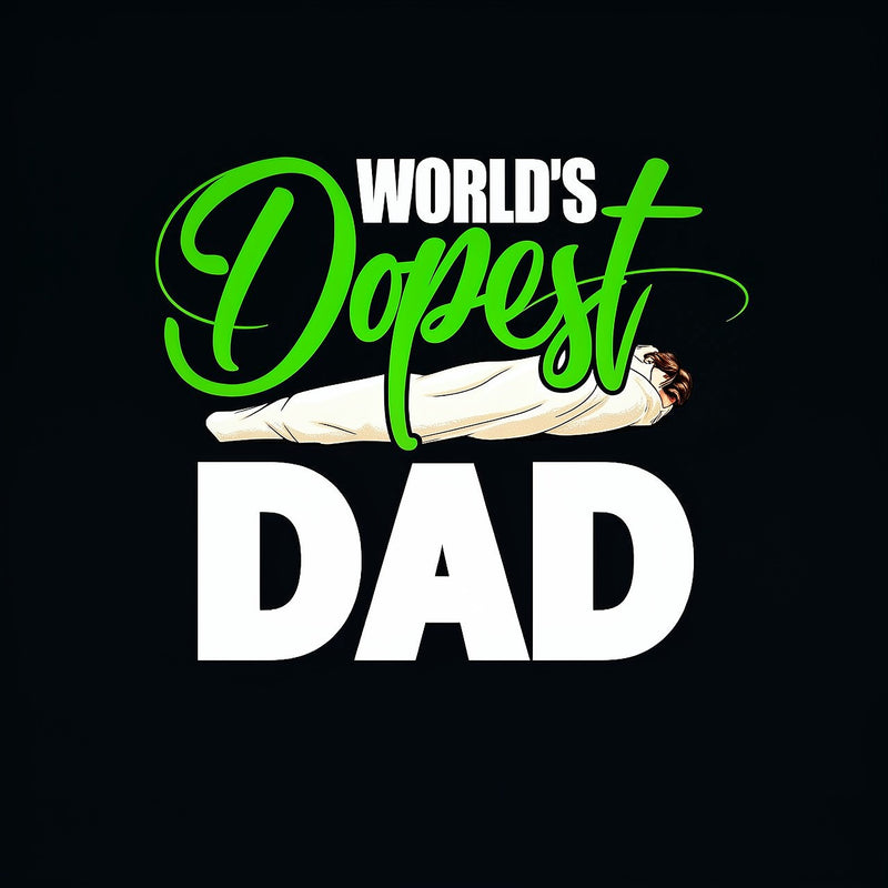 World's Dopest Dad Funny Fathers Day T-Shirt