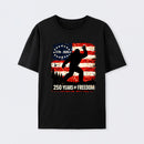 Bigfoot American Flag 1776 2026 250 Years Of Freedom Independence Day T Shirt