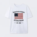 United States Of America 250 Years Of Freedom 1776 2026 Independence Day T Shirt