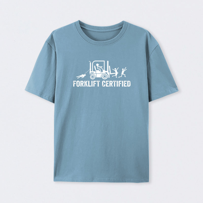 Forklift Certified Shirt Funny Certified Forklift Operator T-Shirt