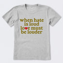 When Hate Is Loud Love Must Be Louder T-Shirt
