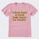 When Hate Is Loud Love Must Be Louder T-Shirt