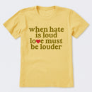 When Hate Is Loud Love Must Be Louder T-Shirt