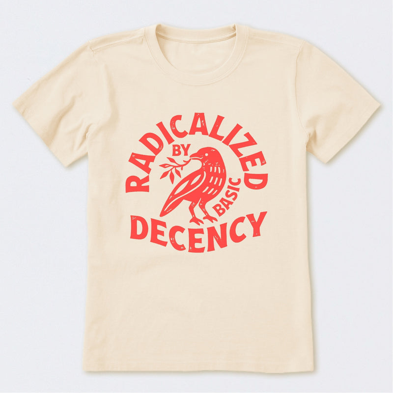 Radicalized By Basic Decency Feminist T-Shirt