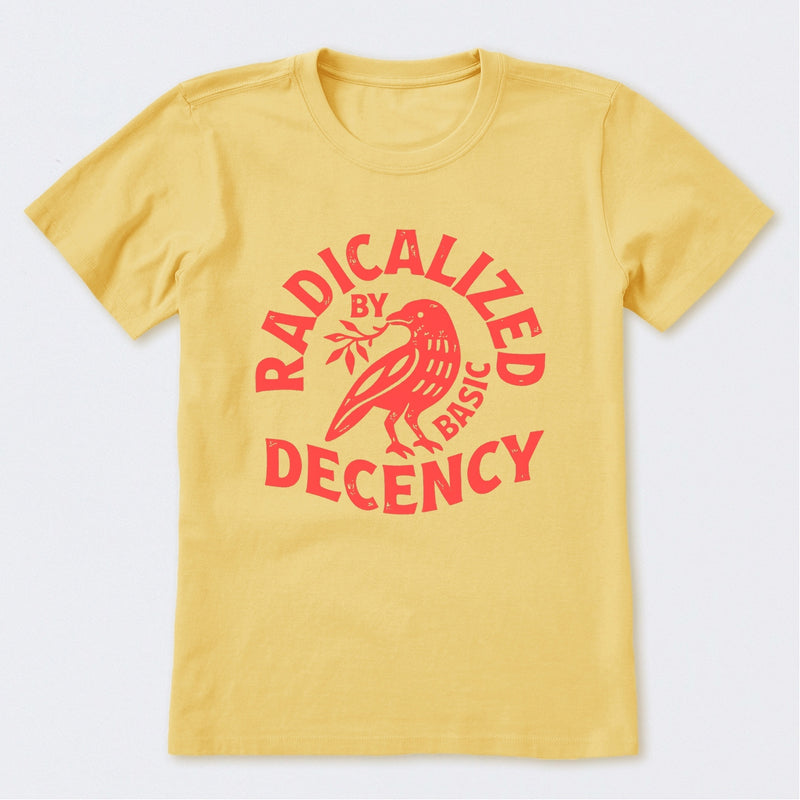 Radicalized By Basic Decency Feminist T-Shirt