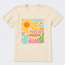 Personalized Colorful Sunflowers And Text T-Shirt