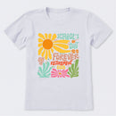 Personalized Colorful Sunflowers And Text T-Shirt