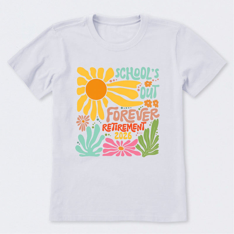 Personalized Colorful Sunflowers And Text T-Shirt