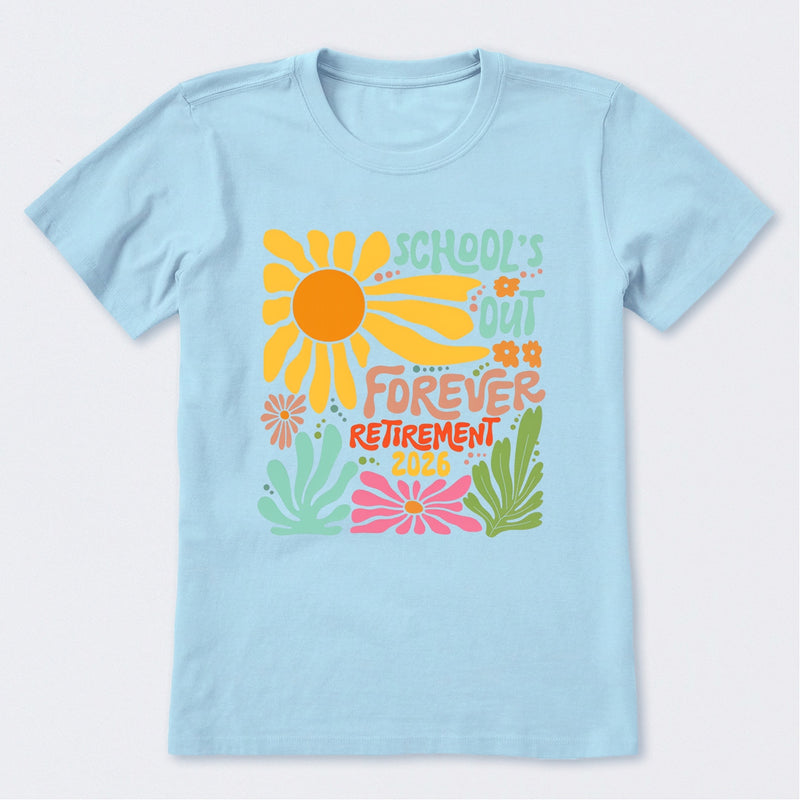 Personalized Colorful Sunflowers And Text T-Shirt