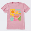 Personalized Colorful Sunflowers And Text T-Shirt