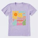 Personalized Colorful Sunflowers And Text T-Shirt