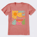 Personalized Colorful Sunflowers And Text T-Shirt