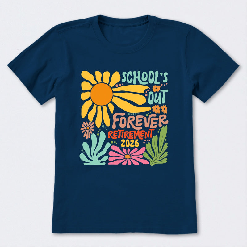 Personalized Colorful Sunflowers And Text T-Shirt
