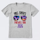 Personalized Name And Year Farewell Tour Retirement T-Shirt