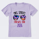 Personalized Name And Year Farewell Tour Retirement T-Shirt