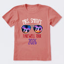 Personalized Name And Year Farewell Tour Retirement T-Shirt