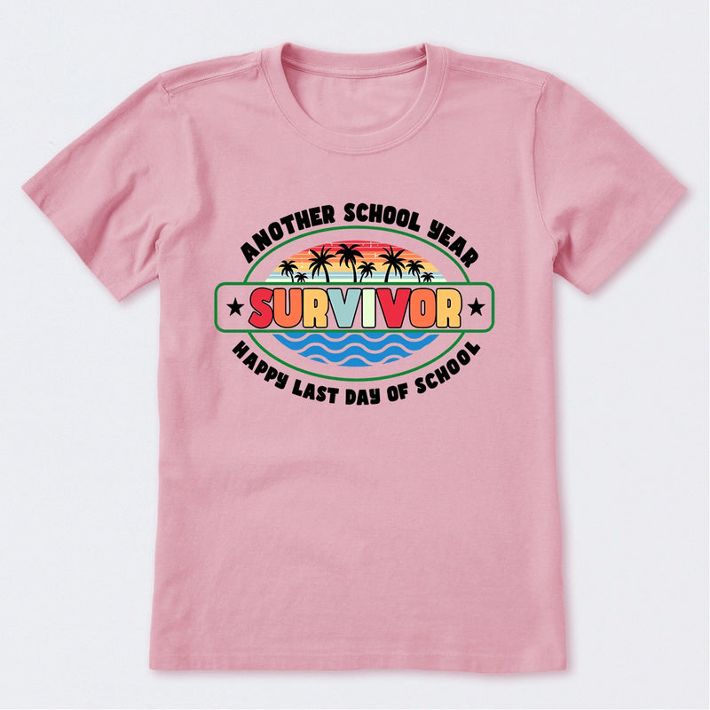 Another School Year Survivor Happy Last Day Of School T-Shirt