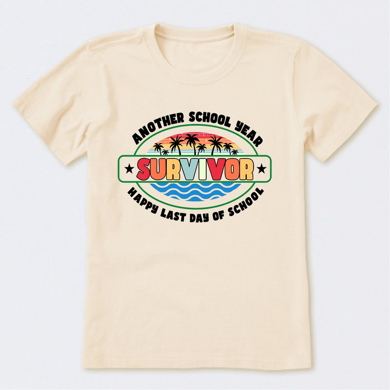 Another School Year Survivor Happy Last Day Of School T-Shirt