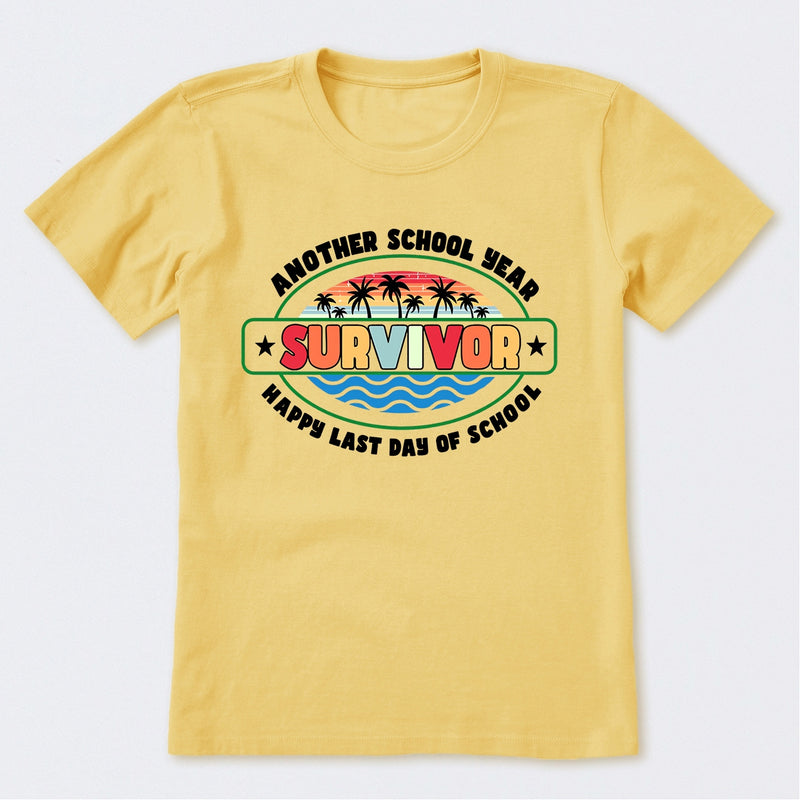 Another School Year Survivor Happy Last Day Of School T-Shirt