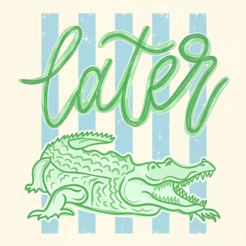Later Gator Preppy Vacation T-Shirt