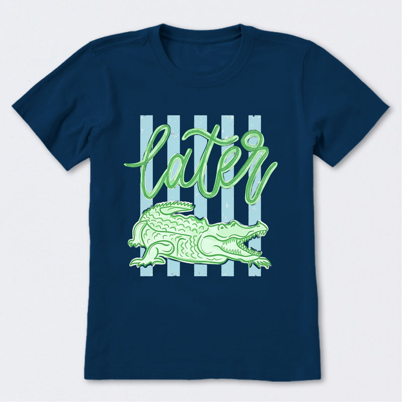 Later Gator Preppy Vacation T-Shirt