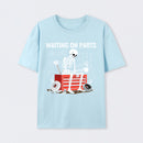 Waiting On Parts Funny Skeleton Auto Mechanic Technician T-Shirt