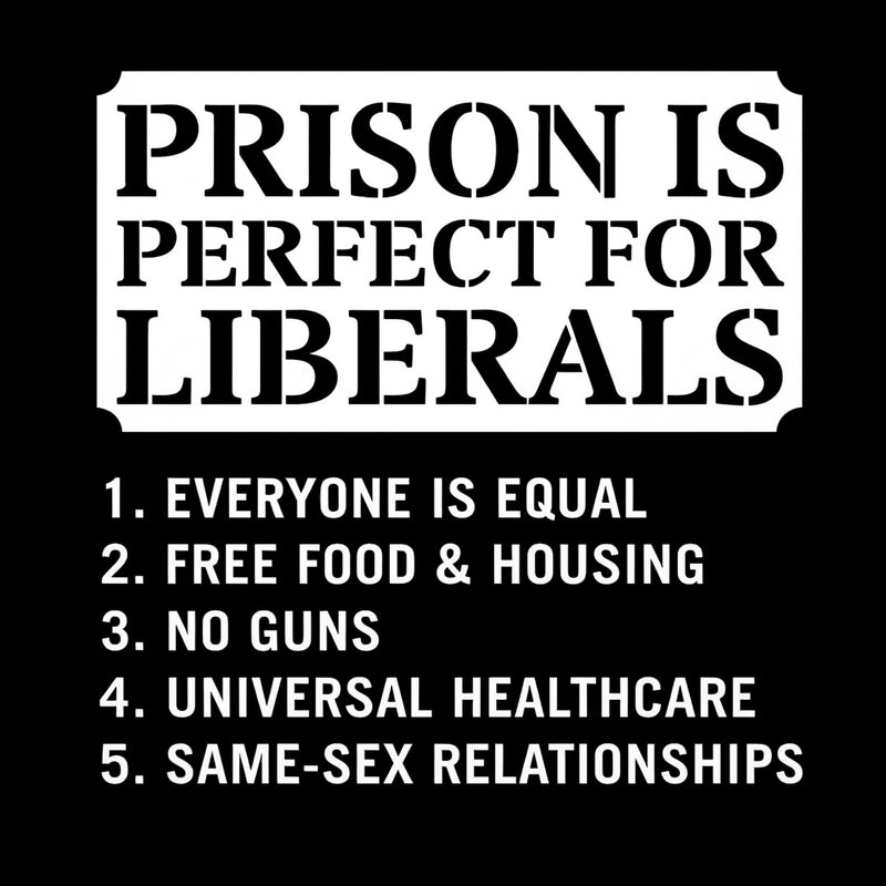 Prison is Perfect For Liberals T-shirt, Funny T-shirt