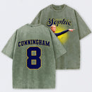 Sophie Cunningham Basketball Fan Gift Washed Graphic T-Shirt