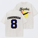 Sophie Cunningham Basketball Fan Gift Washed Graphic T-Shirt