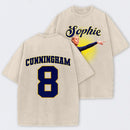 Sophie Cunningham Basketball Fan Gift Washed Graphic T-Shirt