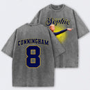 Sophie Cunningham Basketball Fan Gift Washed Graphic T-Shirt