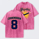 Sophie Cunningham Basketball Fan Gift Washed Graphic T-Shirt