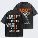 NewYork 2 Side Basketball Fans T-Shirt