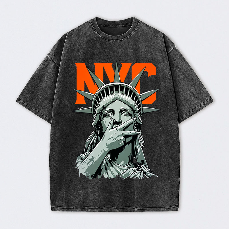 NewYork 2 Side Basketball Fans T-Shirt