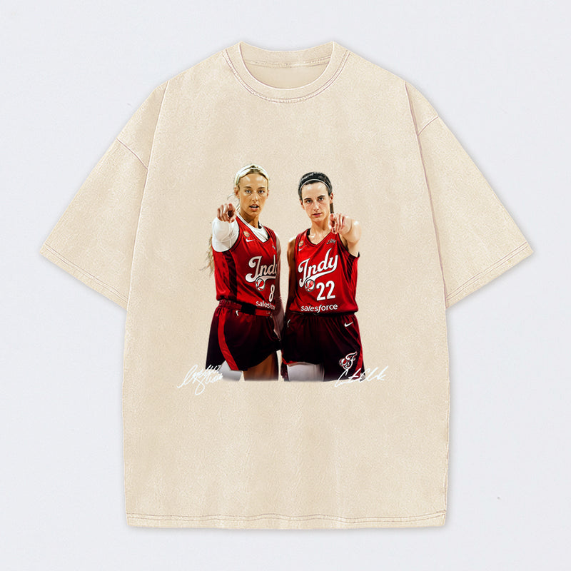 Friendship Sophie Cunningham And Caitlin Washed T-shirts