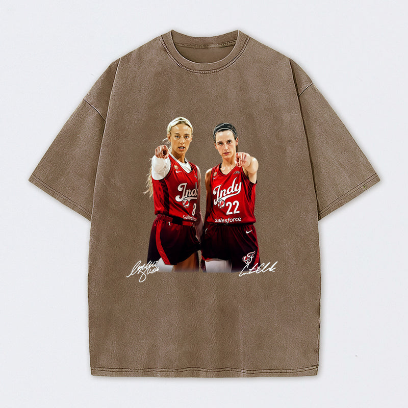 Friendship Sophie Cunningham And Caitlin Washed T-shirts