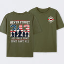 Never Forget 343 Firefighter 25th Anniversary Gift For Heroes T-Shirt