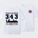9/11 Memorial New York Firefighter Memorial 343 T-Shirt