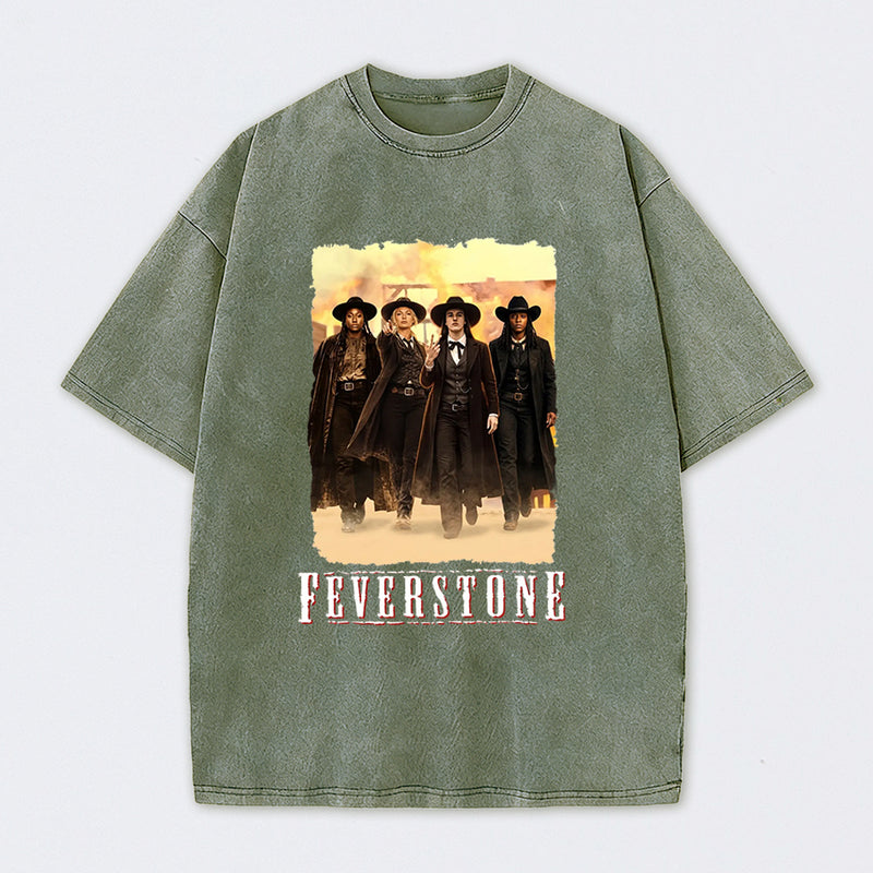Feverstone Sophie Cunningham And Caitlin Clark Washed T-Shirt