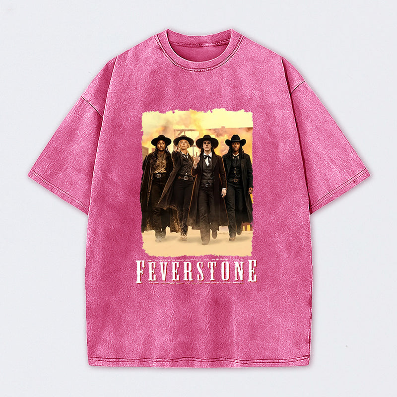 Feverstone Sophie Cunningham And Caitlin Clark Washed T-Shirt