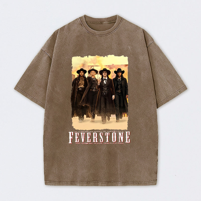 Feverstone Sophie Cunningham And Caitlin Clark Washed T-Shirt