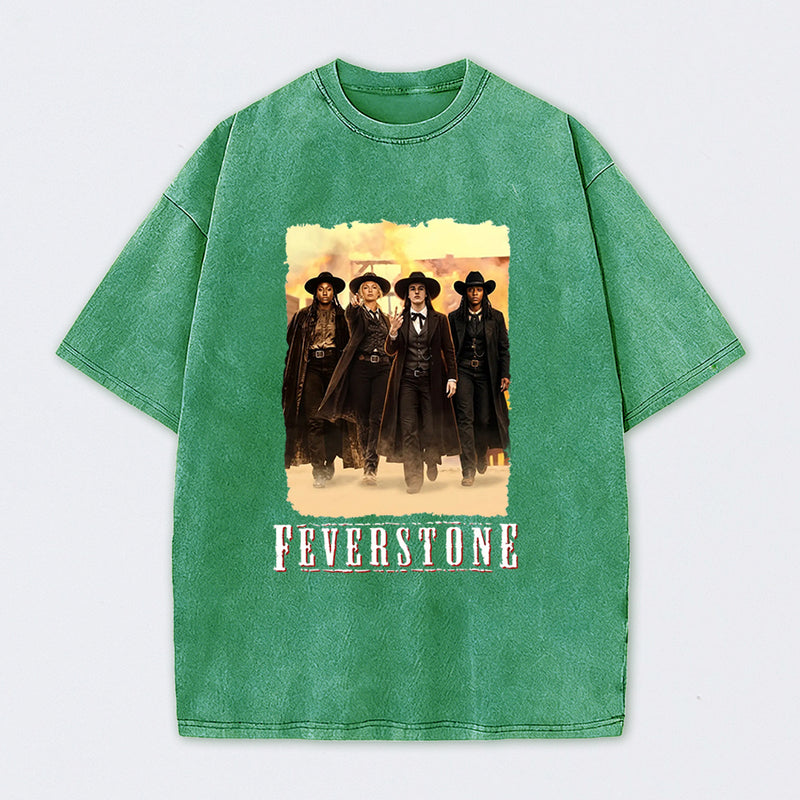 Feverstone Sophie Cunningham And Caitlin Clark Washed T-Shirt