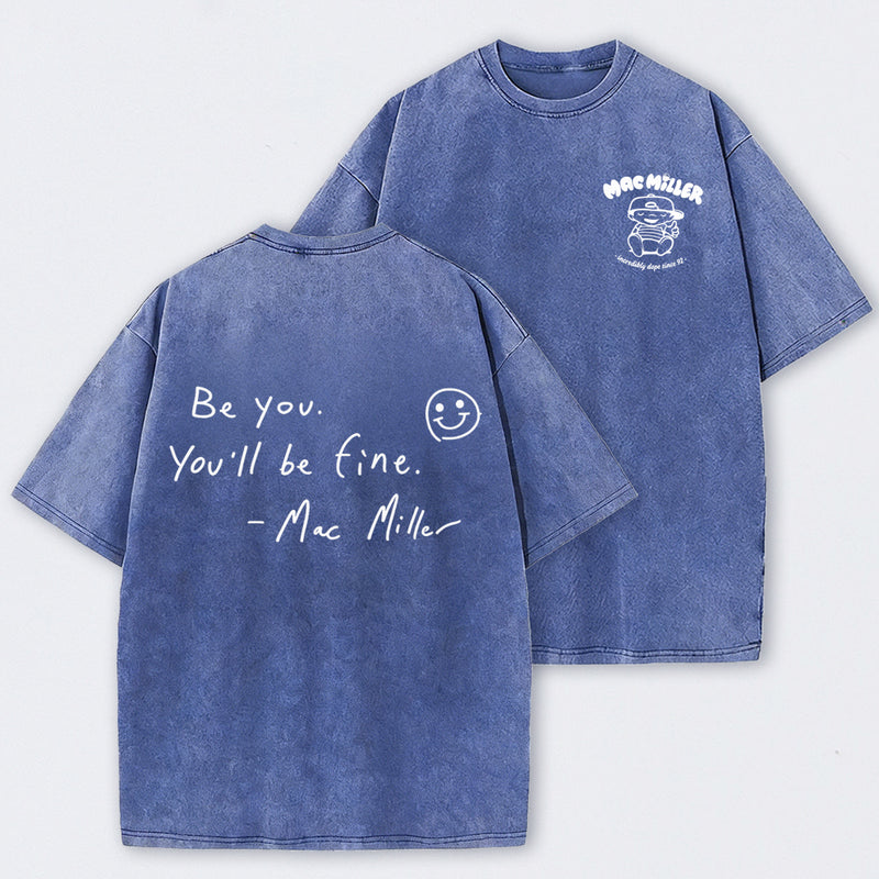Mac Miller Quote Vintage Hip Hop Rap Washed T-Shirt