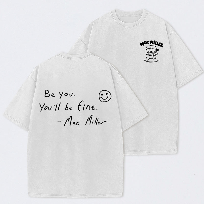 Mac Miller Quote Vintage Hip Hop Rap Washed T-Shirt