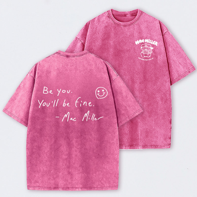 Mac Miller Quote Vintage Hip Hop Rap Washed T-Shirt