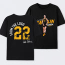 Caitlin Clark Chicago All-Star Game Day Basketball Washed T-Shirt