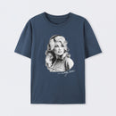 Vitage Dolly Parton Portrait Style 80s Country Music T-Shirt