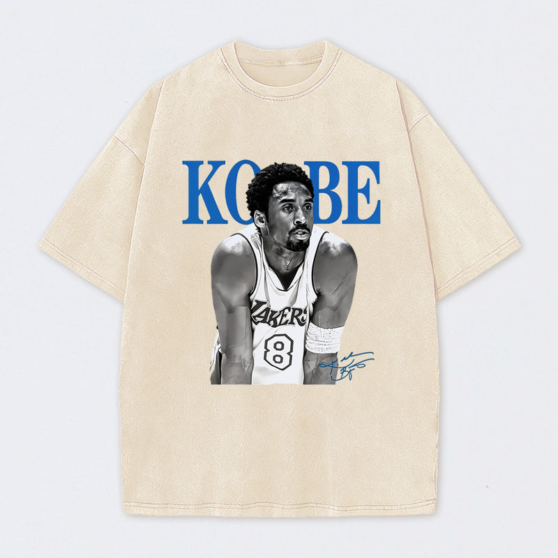 Vintage Basketball Graphic Washed T-Shirt