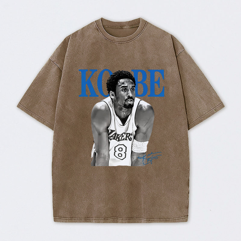 Vintage Basketball Graphic Washed T-Shirt